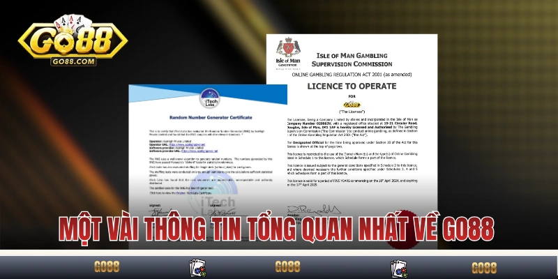 Một vài thông tin tổng quan nhất về cổng game GO88 